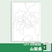 山梨県のOffice地図【自動色塗り機能付き】