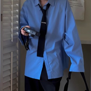 カレッジルーズシンプルシャツ　0845