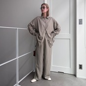 デザインストライプラフPT/ベージュ