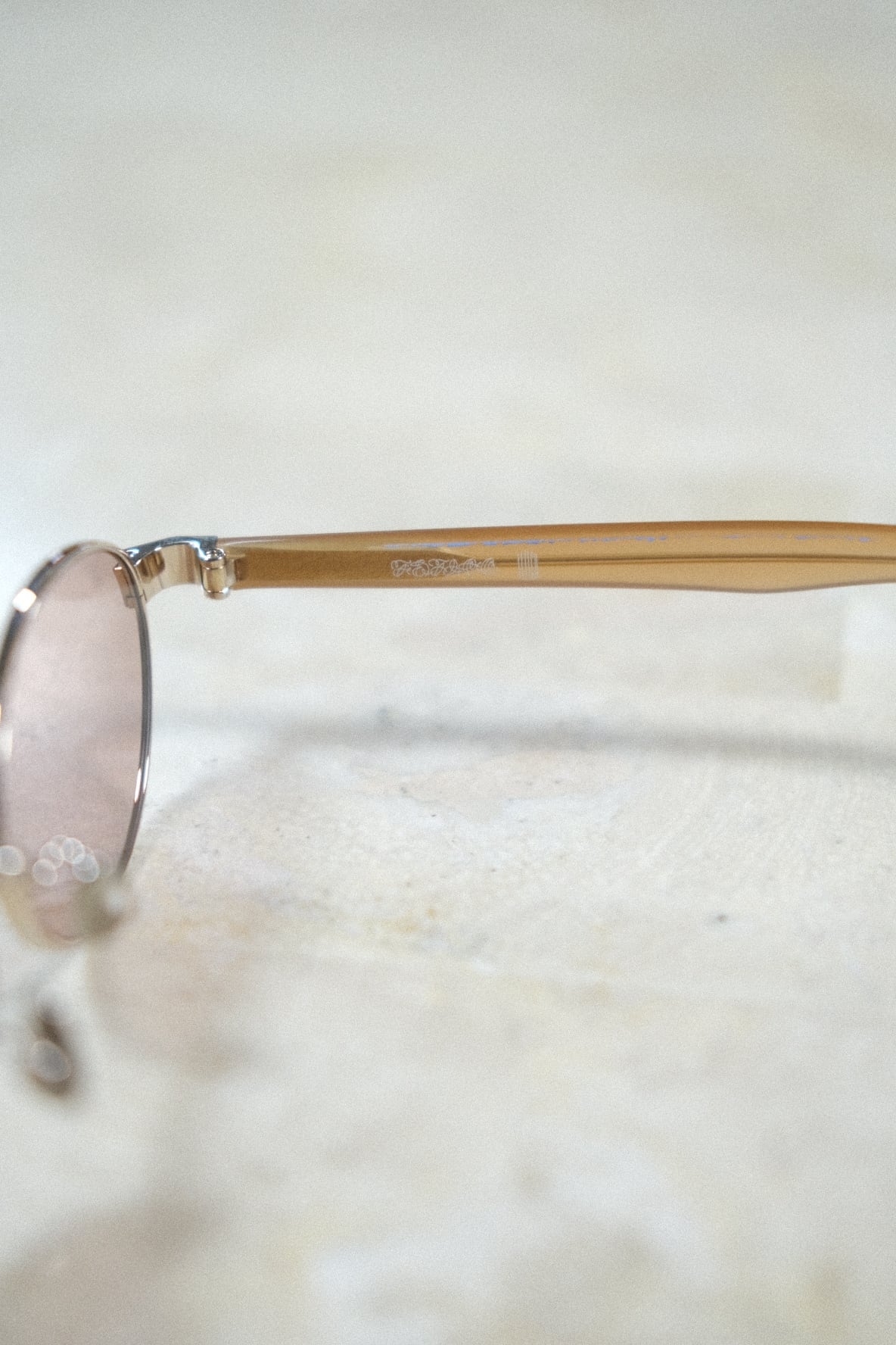FETICO × BLANC..】METAL OVAL SUNGLASSES - HAZEL - | loop