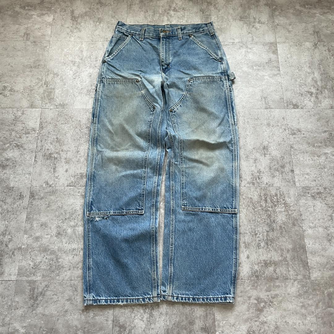 デニム ダブルニー Carhartt B73 DST 31×32 | ib2