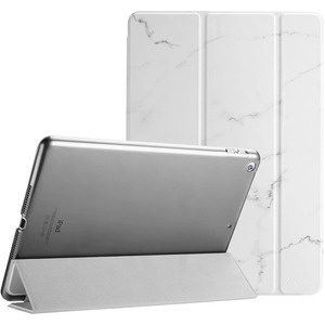 【数量限り】ProCase iPad 9.7(旧型）ケース スマート 超スリム スタンド フォリオ保護ケース 半透明フロスト バックカバー 対応機種：iPad 9.7 第6世代 2018 / 第5世代 2017 - ホワイトマーブル