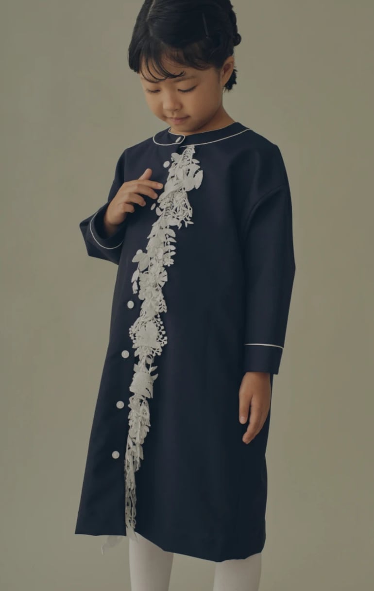 ミナペルホネン セレモニードレス forest すばやく parade 120センチ 