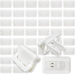 【努力特価】DELUXEFOX コンセントキャップ コンセントカバー 【50個セット】 感電防止コンセントカバー 安全キャップ 子供の保護 感電防止 セット コンセントガード セーフティーカバー トラッキング防止 ほこり防止 抜けにくい ペット 保護 自宅や保育園に適用