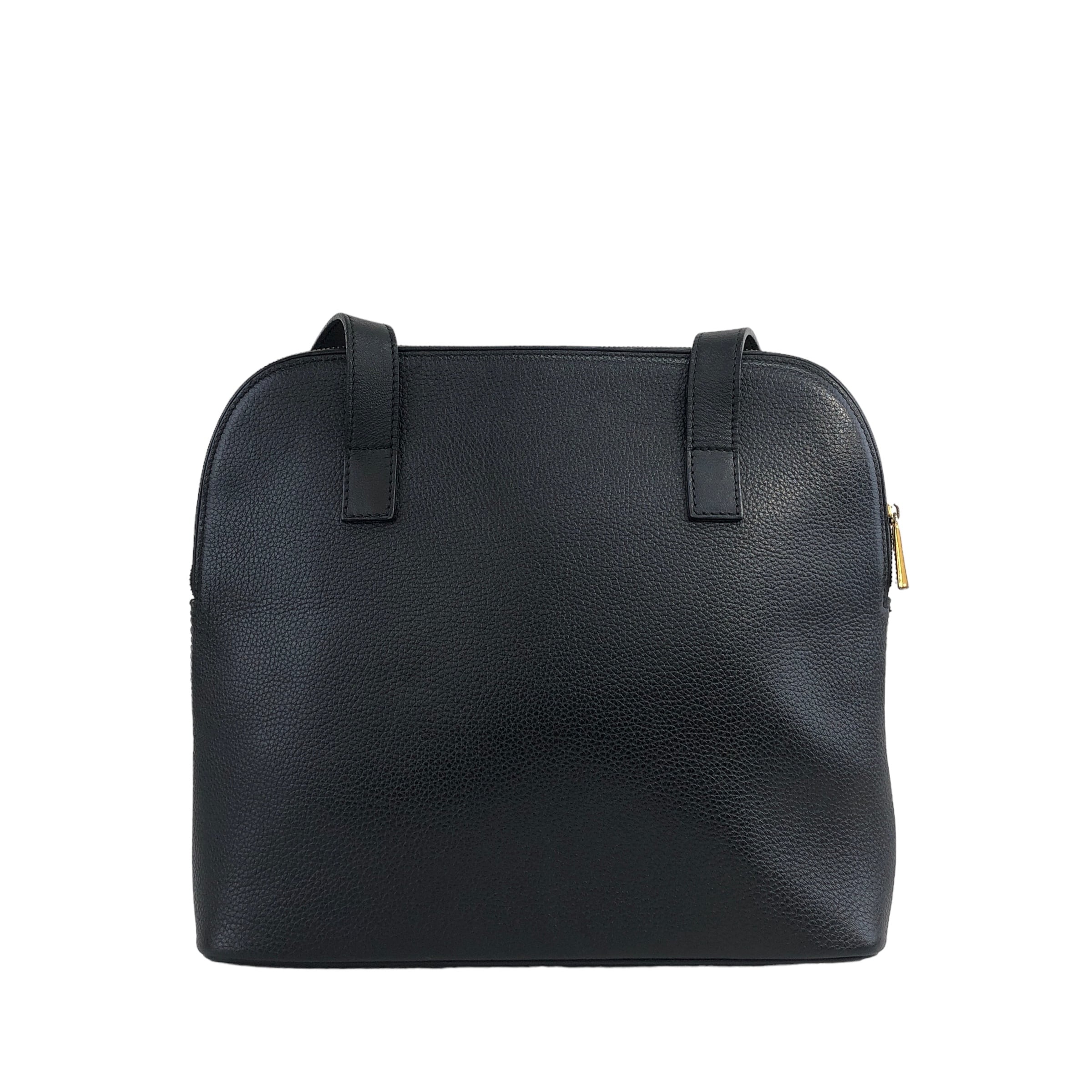 CELINE セリーヌ マンテル レザー ショルダーバッグ ブラック vintage