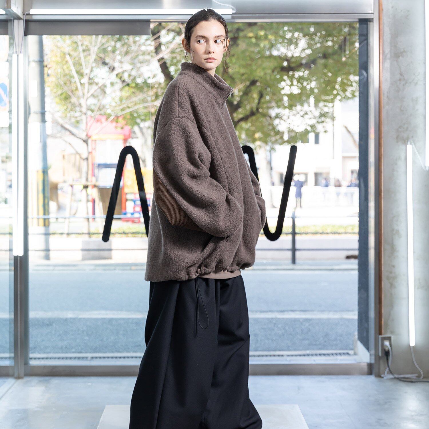 シエルエアー　2WAY BOA BLOUSON ONCILY（オンシェリー）の「2WAY REVERSIBLE BOA BLOUSON / 2ウェイ