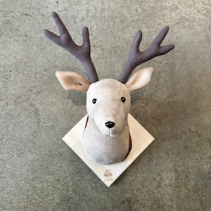 クリーム2種 ハンティングトロフィー スエード 鹿