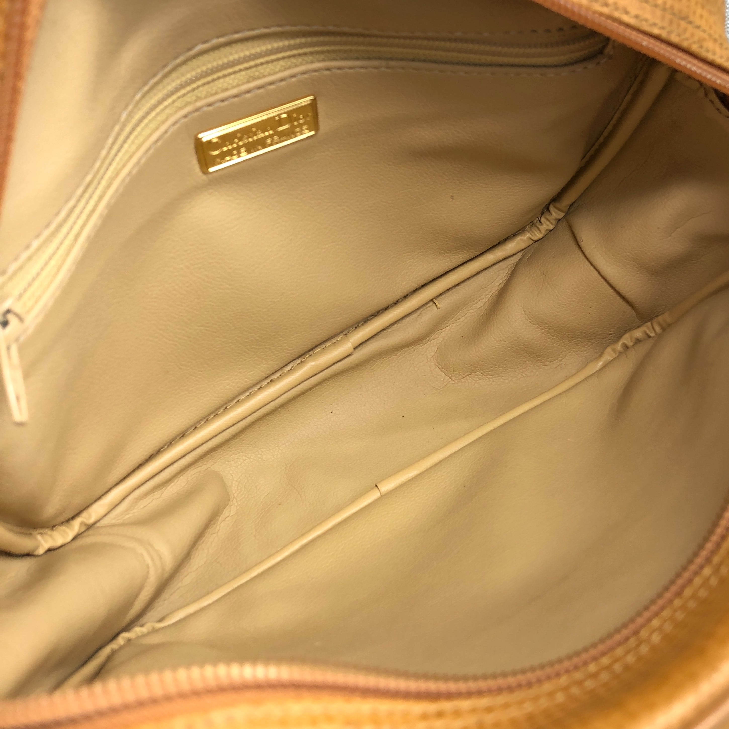 Christian Dior クリスチャン ディオール ショルダーバッグ キャメル