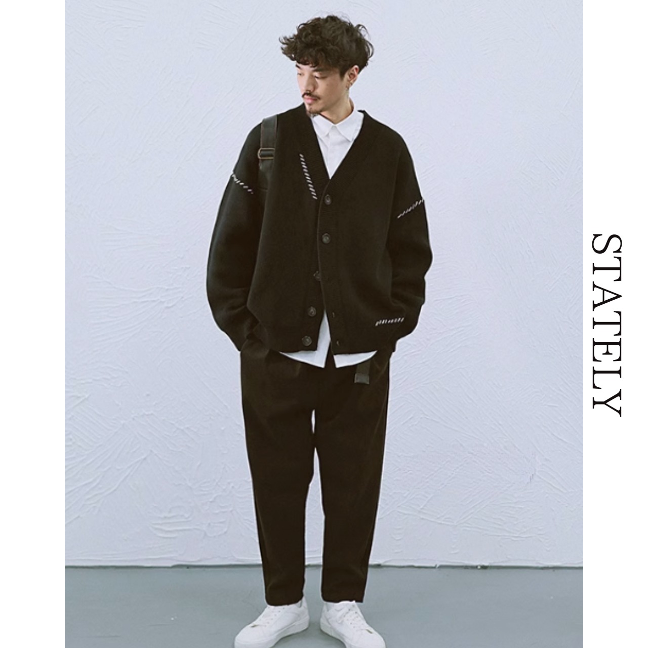 ハンドステッチ ボリュームカーディガン/2color_T27・画像4