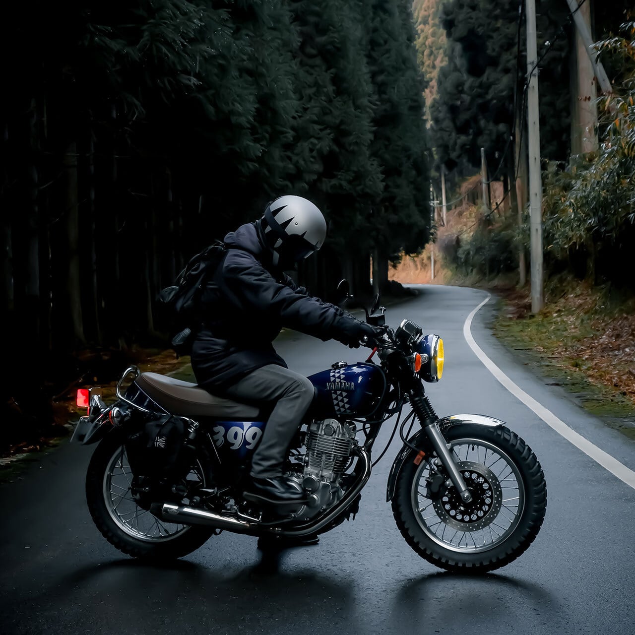 SHOEI J.O用 カスタムデカール Triangle マットブラック | Pay ID