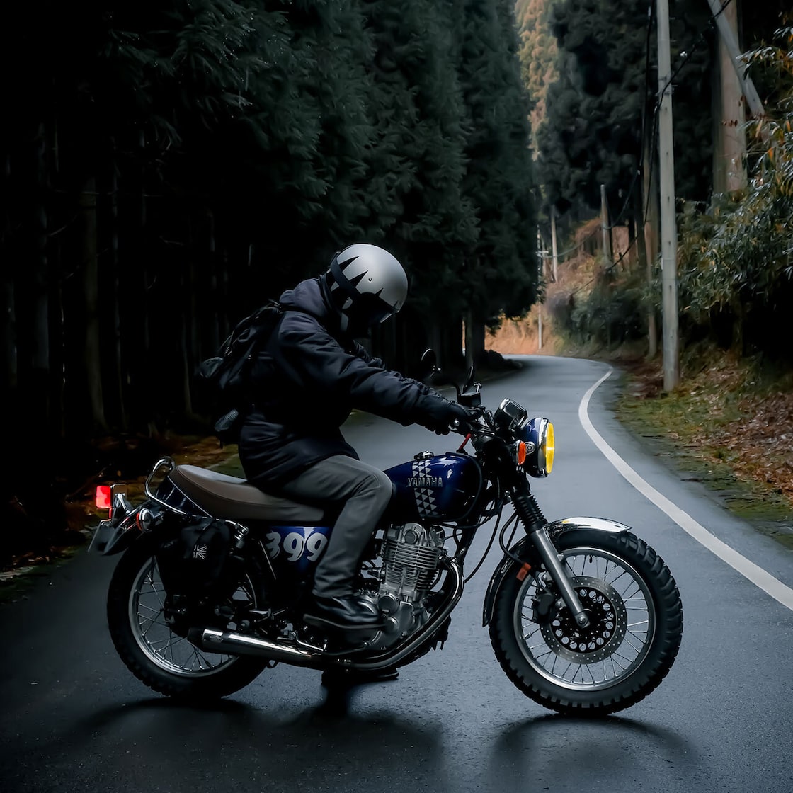 SHOEI J.O用 カスタムデカール Triangle マットブラック