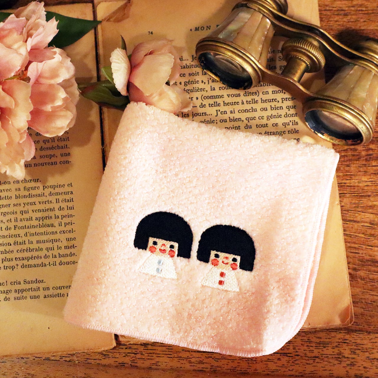 チリとチリリ タオルハンカチ | Alicekan STORE