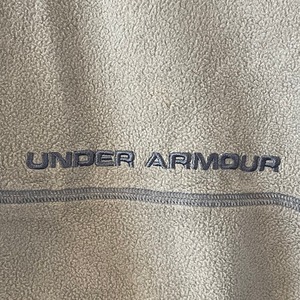 ◆専用商品【UNDER ARMOUR】フリース ハーフジップ 刺繍ロゴ XL アンダーアーマー プルオーバー  アメリカ古着