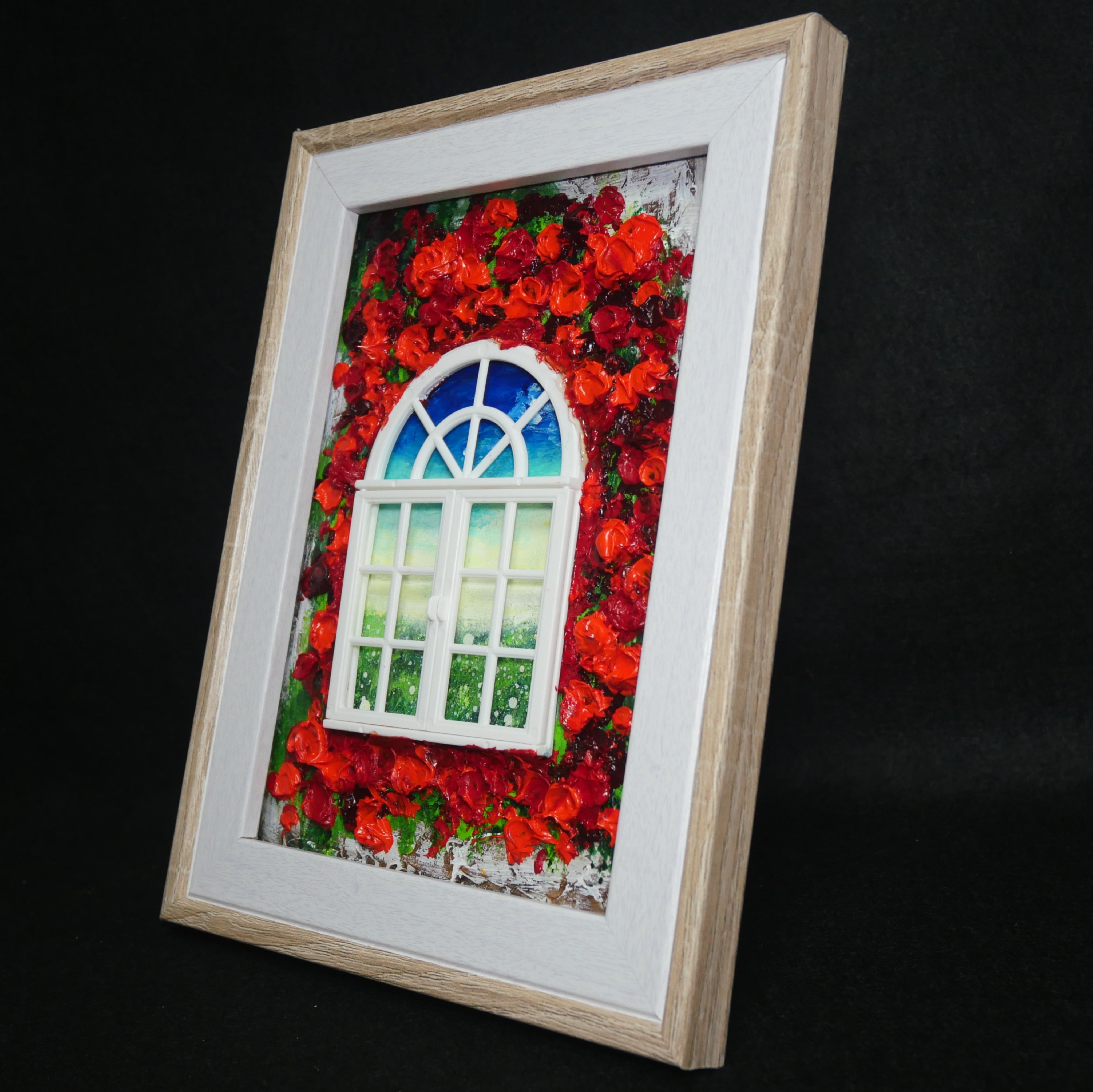 油絵 油彩画 原画「窓の先」絵画 アート インテリア 壁掛け 油絵 油彩画 原画「窓の先」絵画 アート インテリア 壁掛け | HIROSHI1990