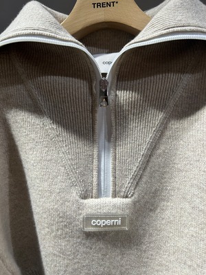 coperni コペルニ / HALF-ZIP BOXY CROPPED SWEATER / ニット