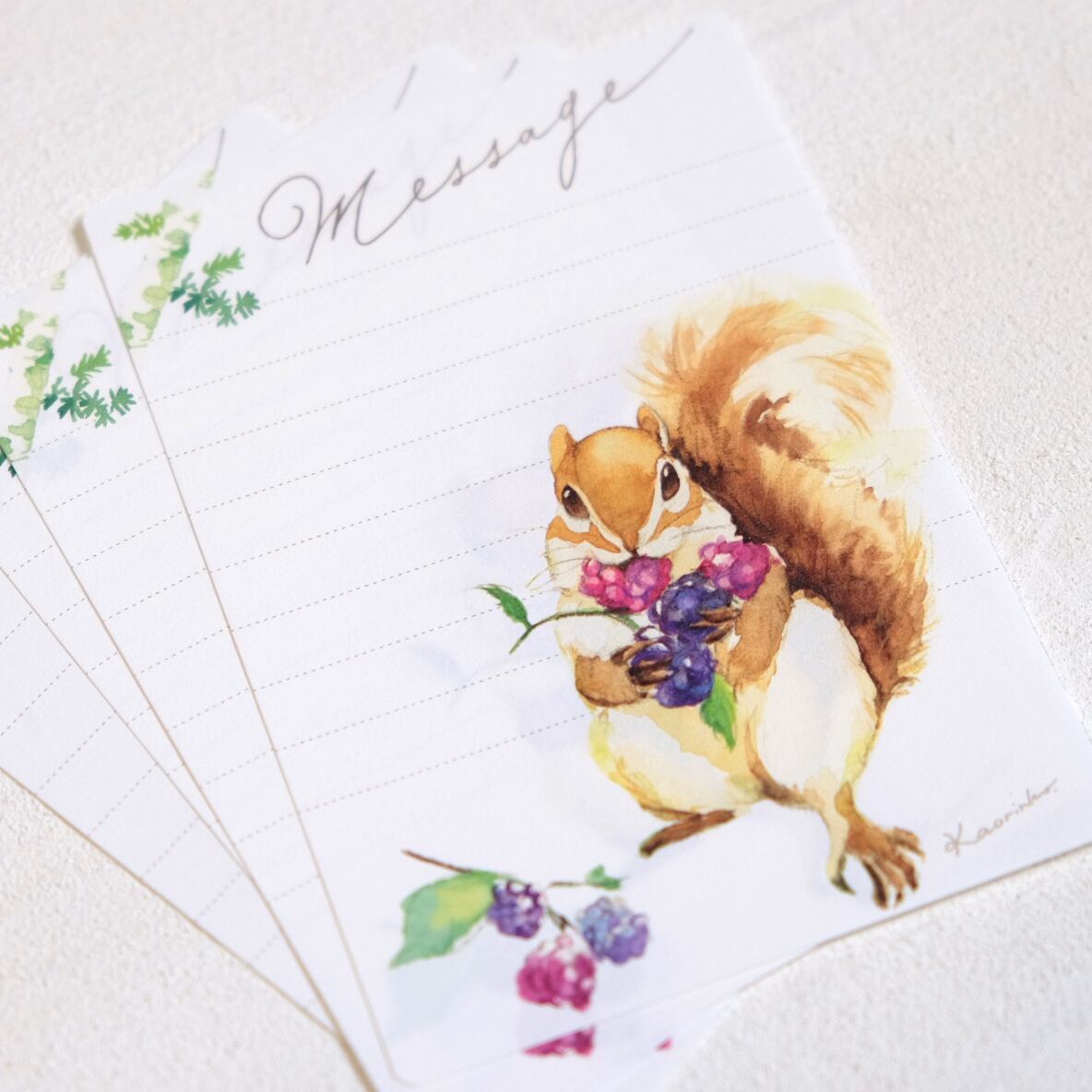 フォロワー様788円 世界に1つだけのシマリスハンドメイドメッセージ