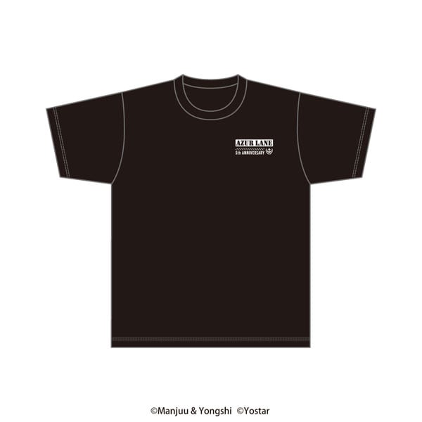 取り寄せ商品＞アズールレーン5周年記念 デザインTシャツ M/L/XLサイズ
