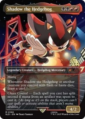 MTG《Shadow the Hedgehog(SLD)》英語 ボーダーレス