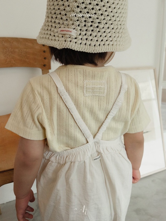 【即納】atomeme/knit bucket hat(butter)
