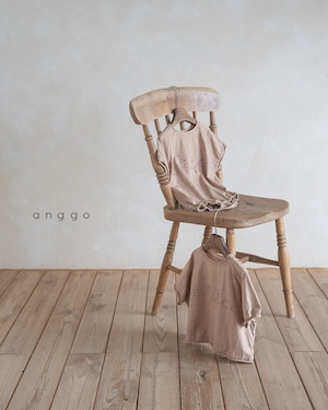 【anggo】だいなそーTシャツ 80〜120cm グレー 230509