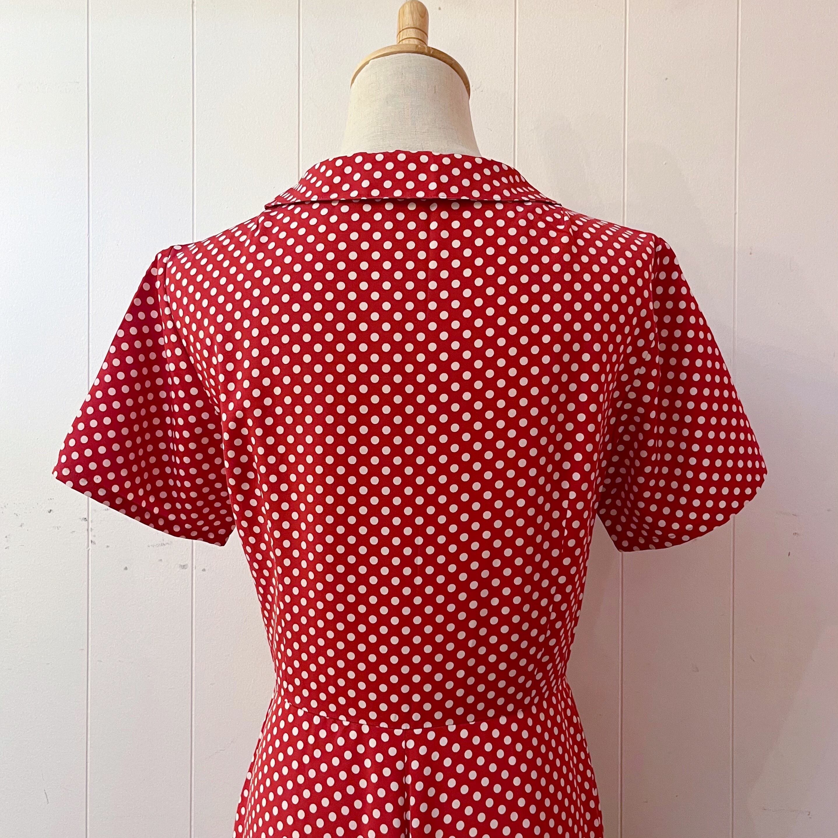 red dot front button one-piece