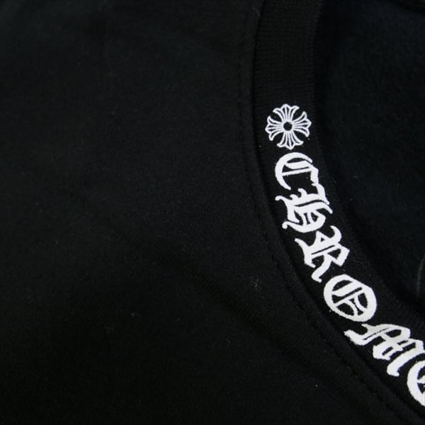 CHROME HEARTS クロムハーツ CREW Sweatshirt Size【XL】 CHROME HEARTS クロム・ハーツ NECK LOGO CREW SWEAT BLACK