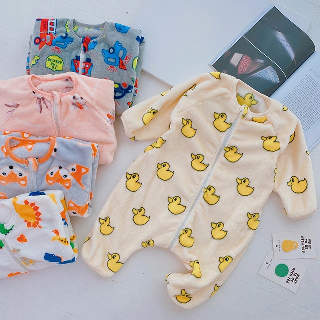 ジャンプスーツ オールインワン オータムウィンターフランネルロンパース オールインワン 大人ガーリー スウィート キュート カジュアル 秋物 冬物 Duduベイビー45494697985