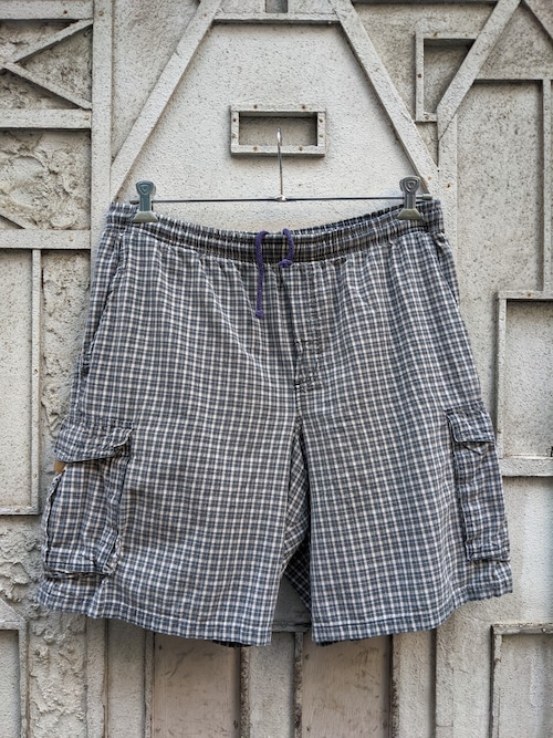 "SONOMA" check cotton shorts vintage