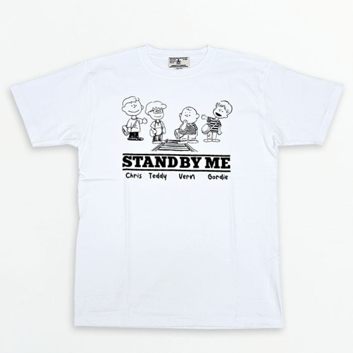 オマージュ プリントTシャツ メンズ レディース ユニセックス 厚手 ヘビーウェイト スタンドバイミー STAND BY ME