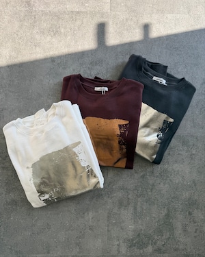 【新作アイテム送料無料】foil print big pullover