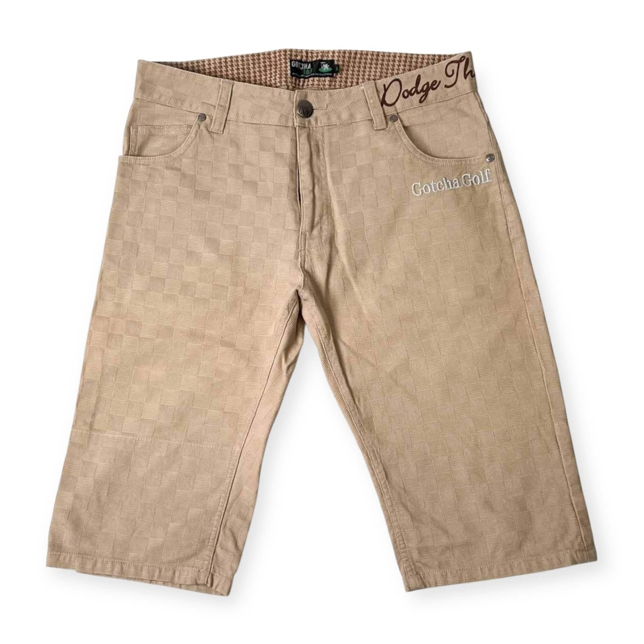GOTCHA GOLF ガッチャ ゴルフ ハーフパンツ ショートパンツ  L/ベージュ メンズ