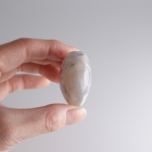 クレイジーレースアゲート / ホワイト / ハート