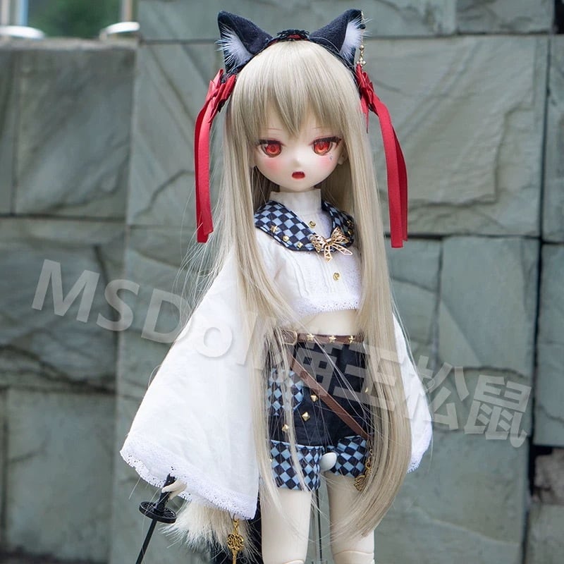 セットウィッグ 前髪あり BJD 1/3 1/4 かつら 耐熱 ヘッド パーツ 球体