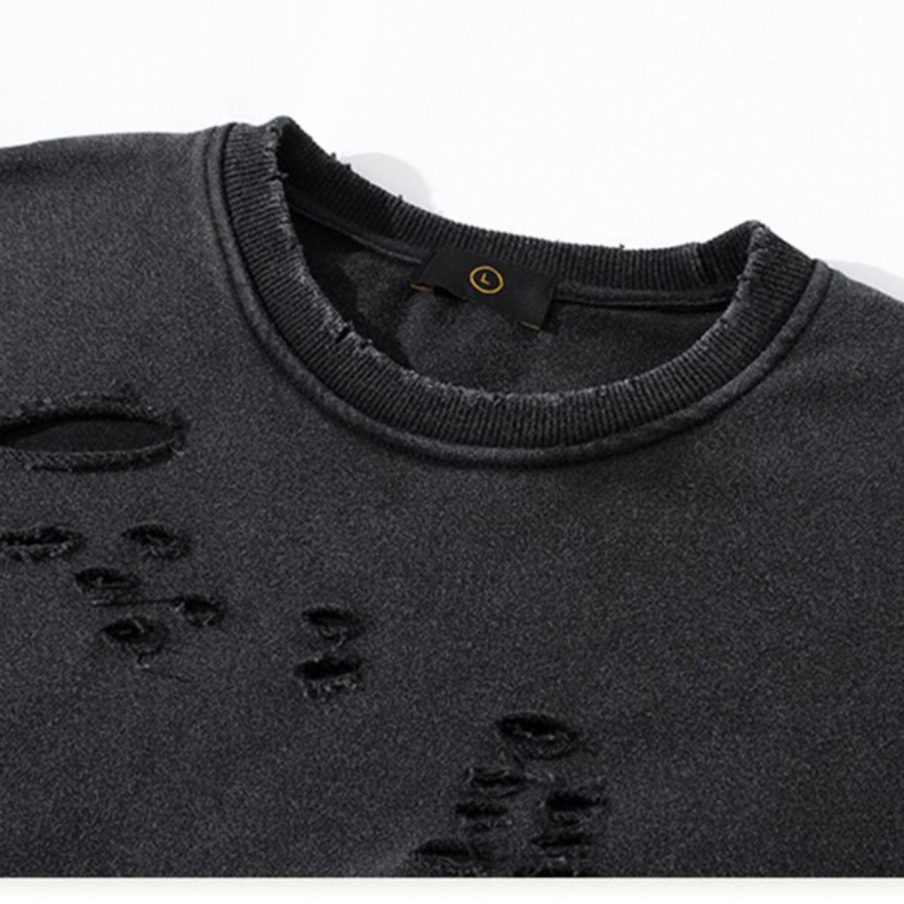 Oversize Damage Sweatshirt / オーバーサイズ ダメージ スウェット シャツ