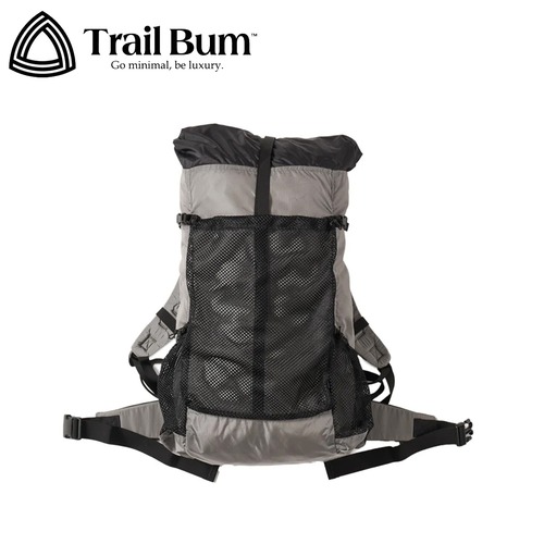 TRAIL BUM  トレイルバム STEADY 40-50L 超軽量バックパック UL ザック 登山 ロングトレイル 485g グレー GRAY