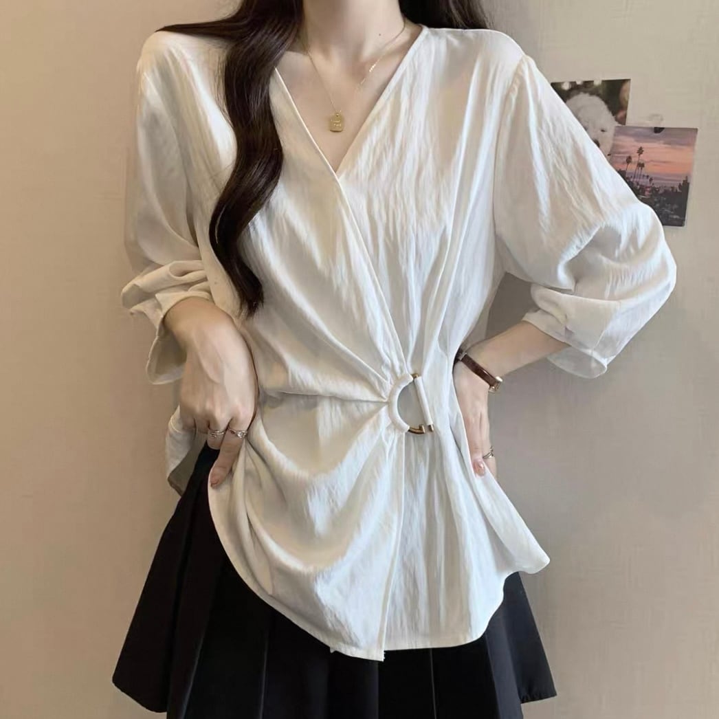 ゆったりスリムウエストシャツ ◆2col YH9040