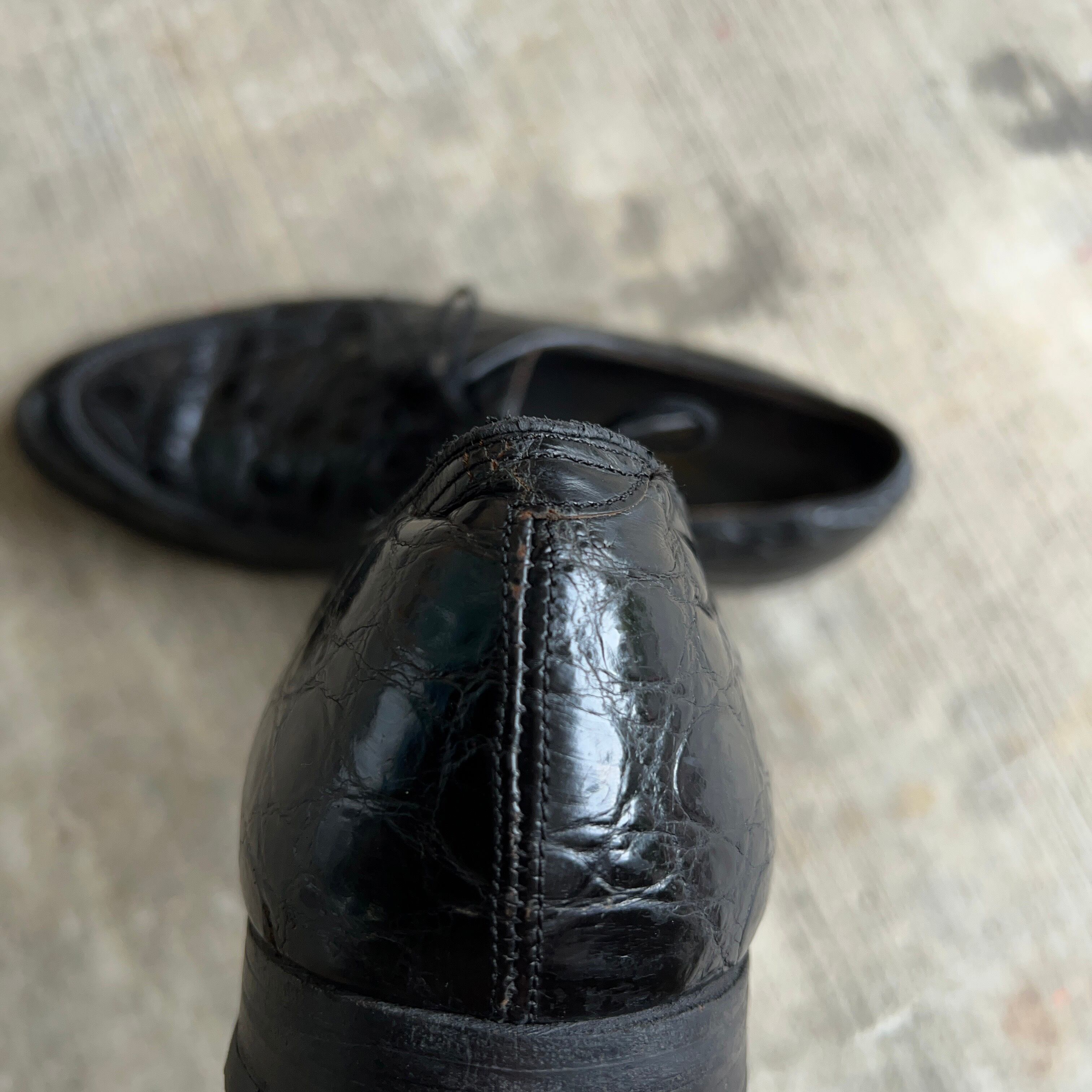 1960's~ “nettleton” CROCODILE LEATHER SHOES 約28cm 60年代