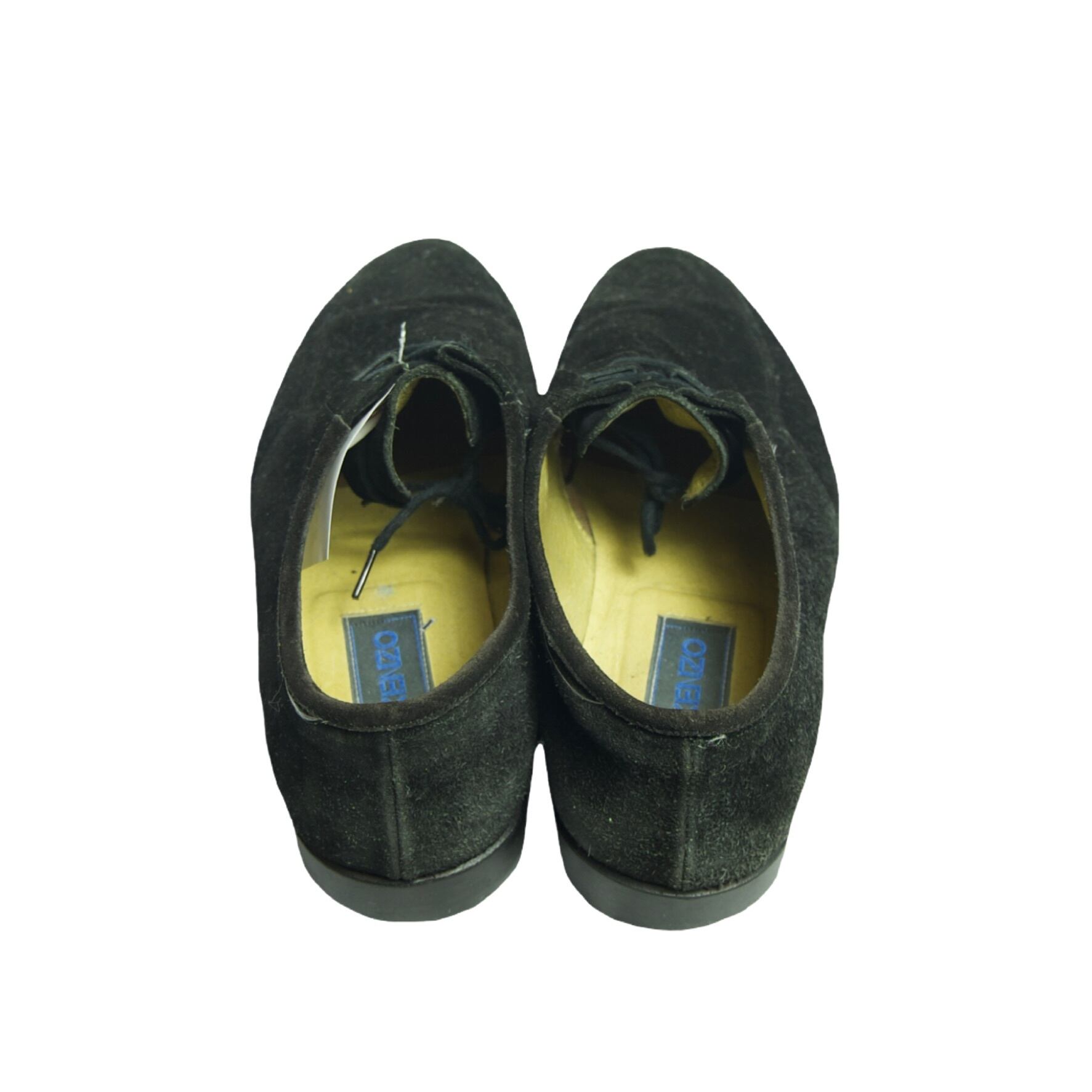 【kenzo】vintage used clothing dress shoes loafer suède black (smop000243)