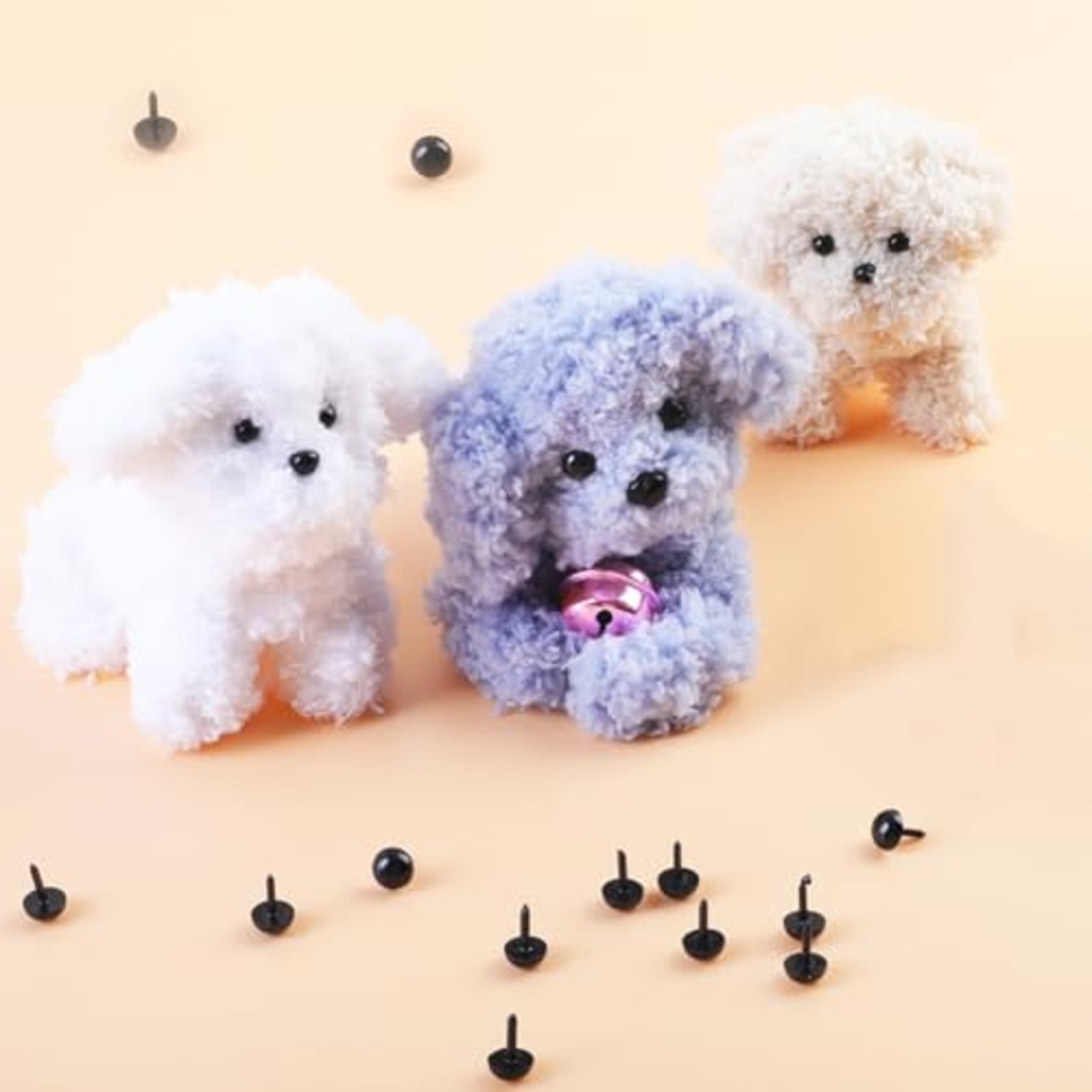 さし目 ぬいぐるみ 目 5 mm 約400個入り 黒 差し目 動物 人形眼 アイ 人形目 テディベア目玉 パーツ 黒目 ドールアイ 丸型 クラフト 手芸パーツ 手作りめ DIY材料 ドールメイキング 用 アクセサリー プラスチック 円形 小さい 可愛い ブラック