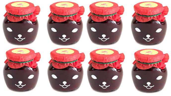 ジャム完売❗️くぬぎっこです。 お得】つばきねこのいくりジャム8本 | びんづめ専門店くまごろう