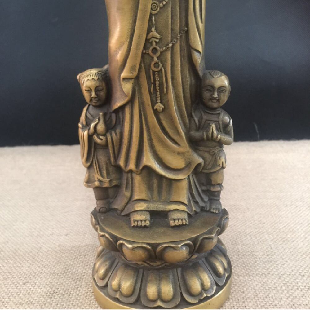 仏教美術　古銅青銅　水子地蔵尊　仏像　置物　C　6087