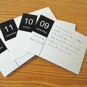 一ヵ月に1枚、記録を残せます!　「育児日記カード」 Nakabayashi × OUR HOME  OUR-INC-1 【37598】