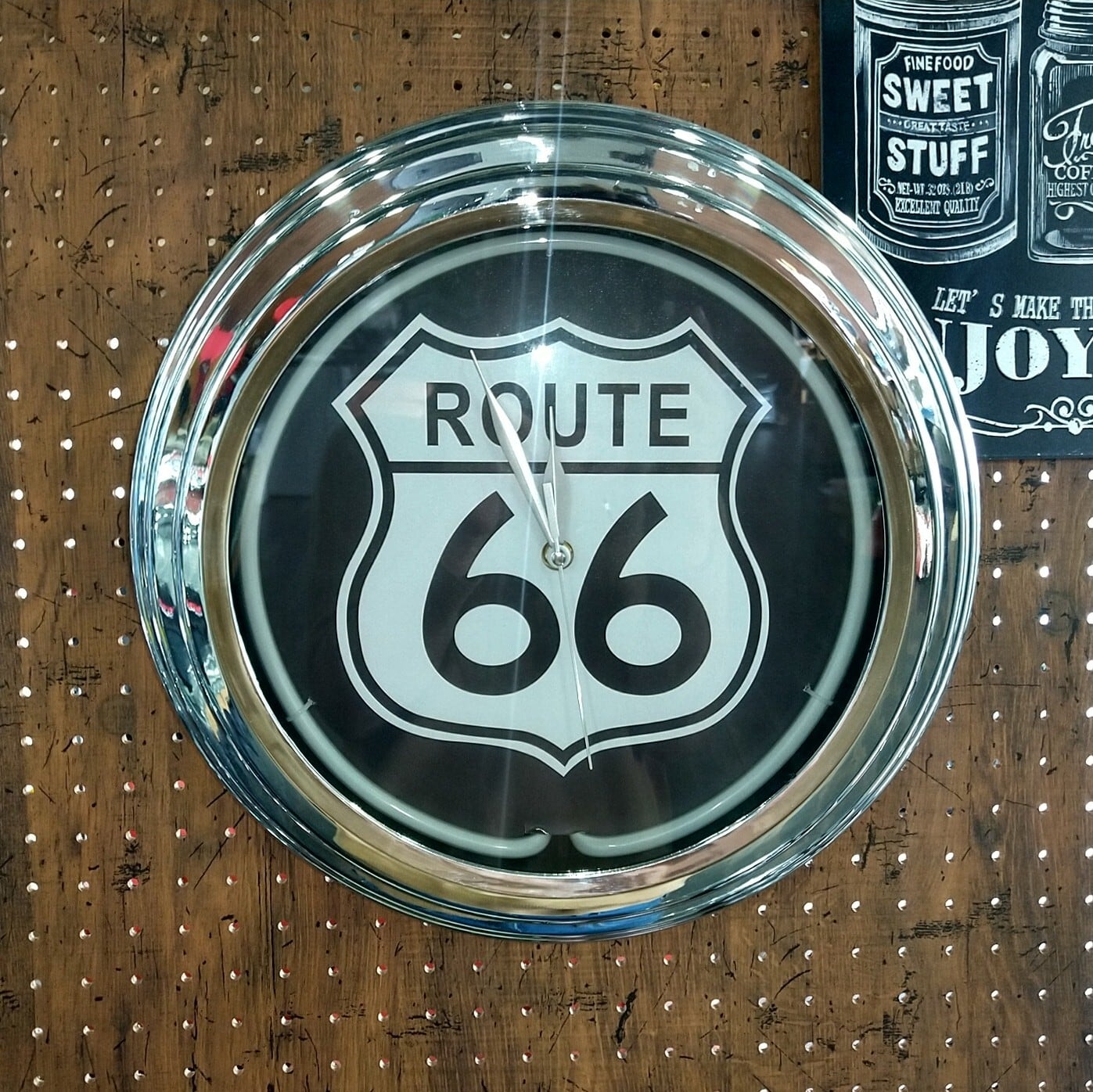 ネオン時計 / ネオンクロック　ルート66 (ROUTE66)　壁掛け時計 | DB selection powered by BASE