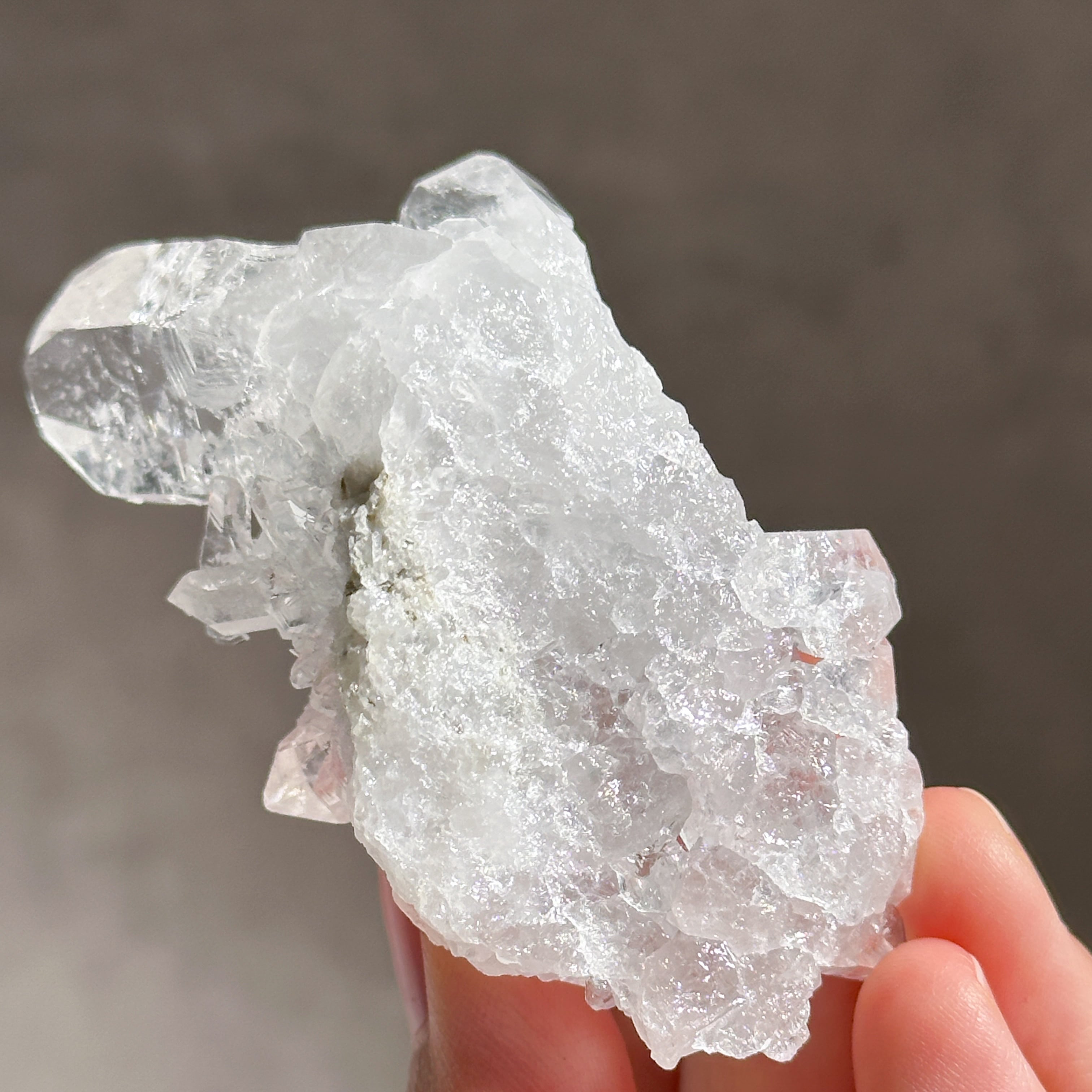 【トカンティンス】水晶　クリアクォーツ ゼッカ産水晶クリアクォーツ クラスター91◇ Clear Quartz ◇天然石