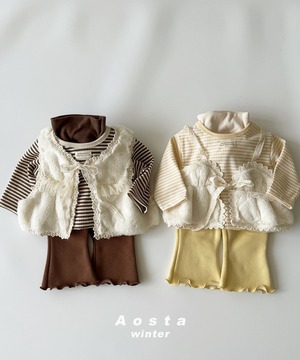 【Aosta】 モダンティ／イエロー（70–110cm）2025冬