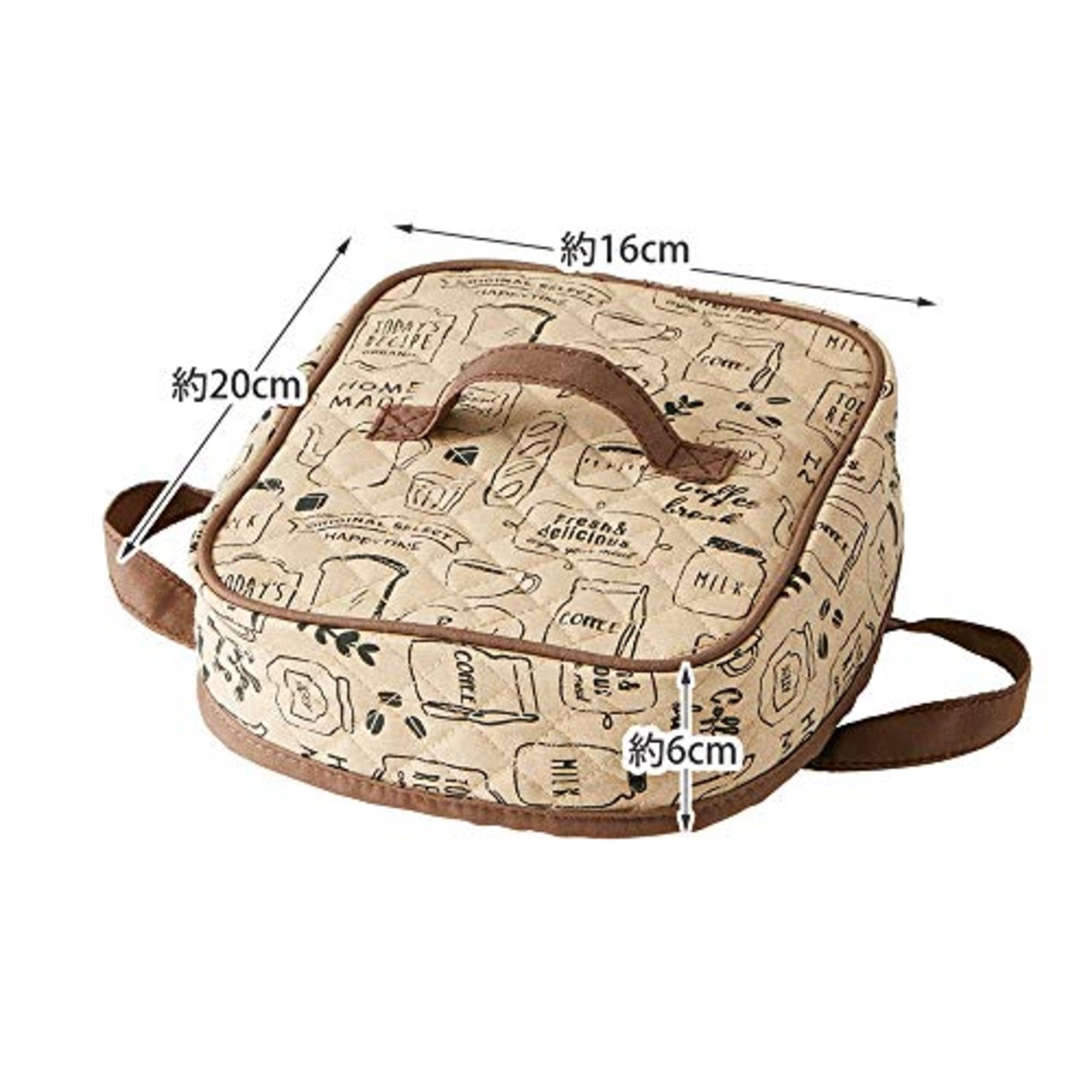 スケーター(Skater) 電子レンジ用 パンウォーマー カフェ KWAP7 16×20×6cm