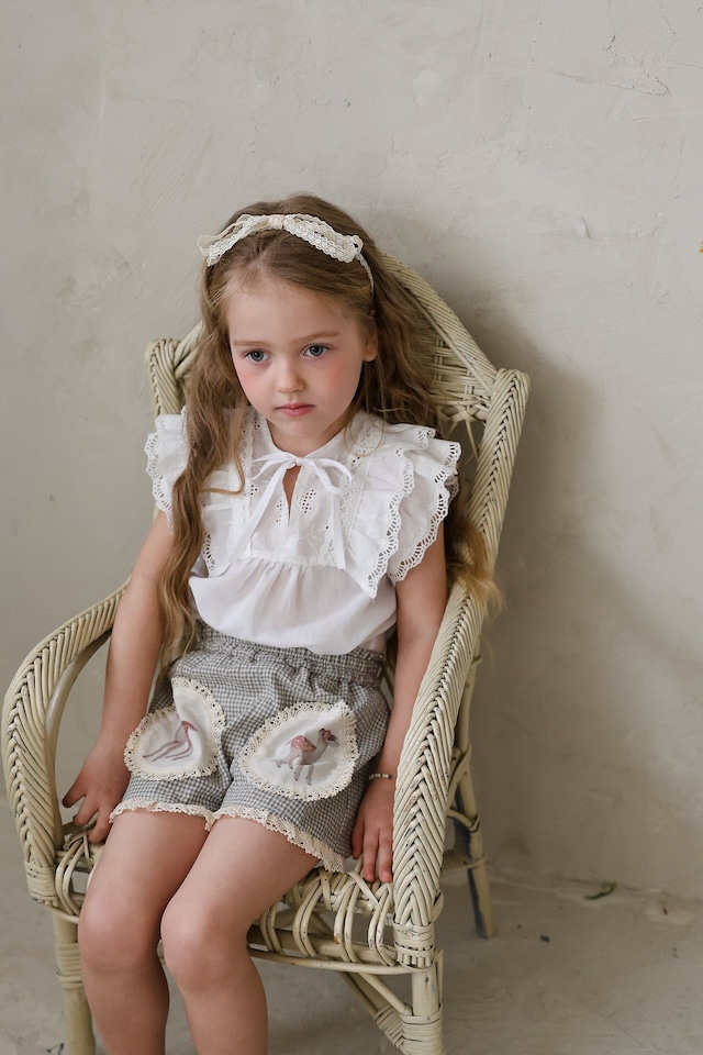 ※セット※【即納】<flo>  Bianco blouse+Dear pants