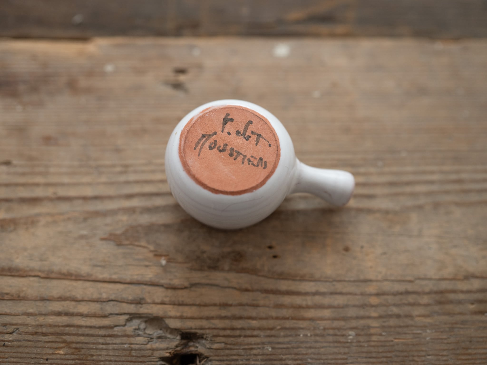 陶器の小さなクリーマー フランスアンティーク