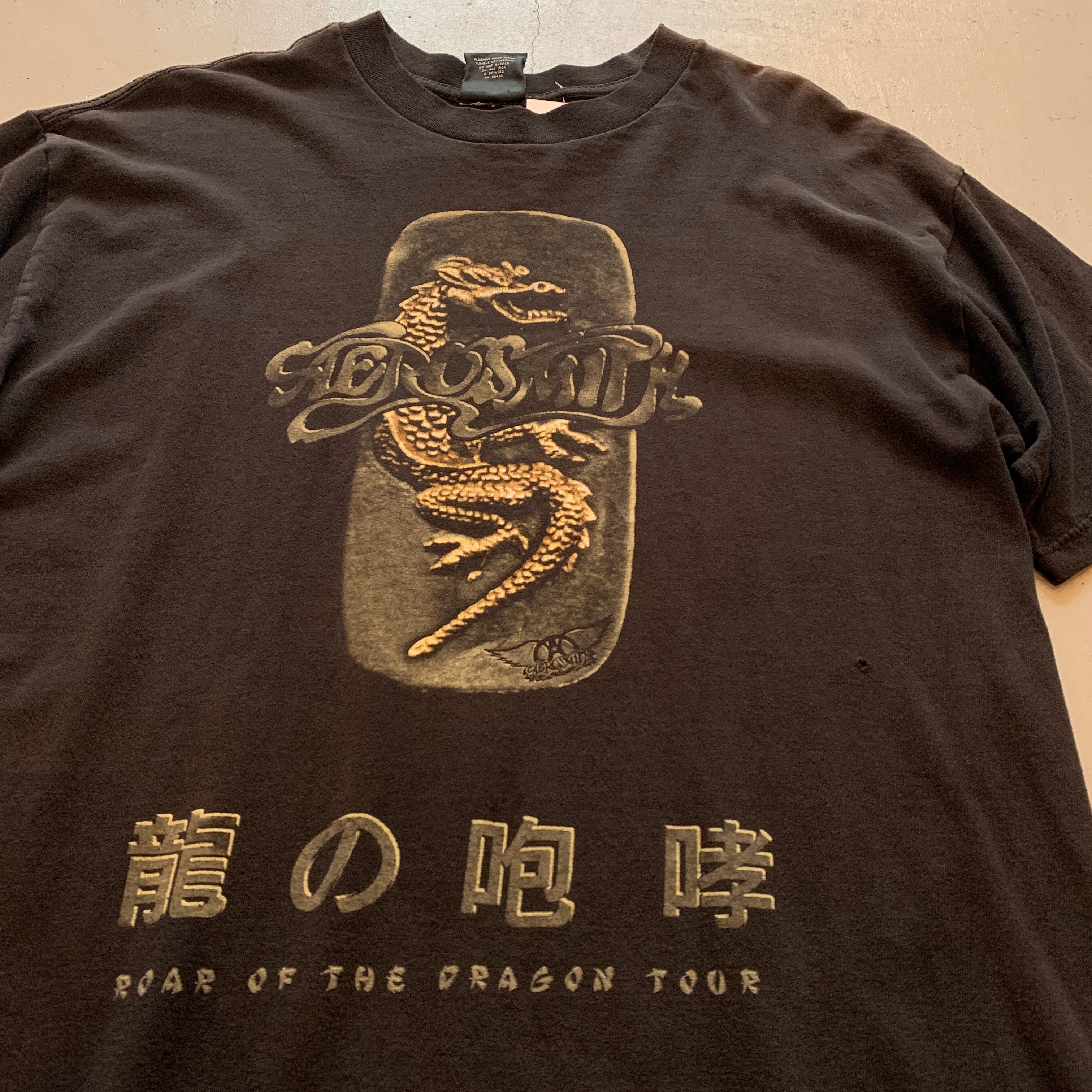 90s AEROSMITH 龍の咆哮 Tシャツ Roar Of The Dragon Tour Osaka 1999 