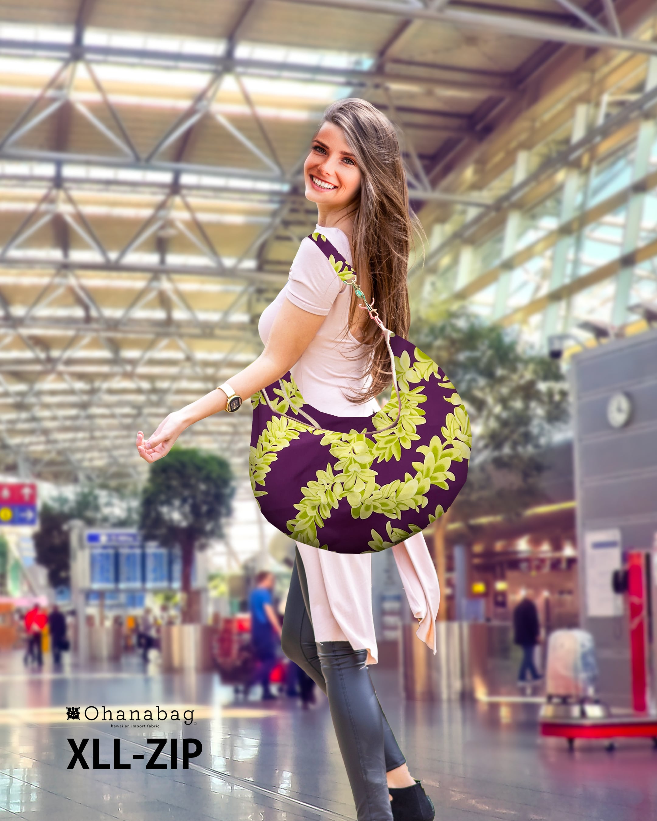 【XLL-ZIP・レイナアラ】Hawaiian Ohana Bag/ XLL-ZIP_018